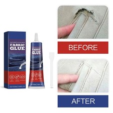 EXTRA STRONG FABRIC GLUE 50ML | WASHABLE ADHESIVE REPAIR HEMMING SEWING TEXTILE
