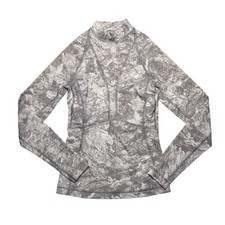 Lululemon Beach Break Rashguard Washed Marble Alpine White Silverscreen Size 4