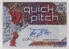 2021 Panini Mosaic Quick Pitch Auto Tyler Stephenson #QPA-TY Auto 0c2