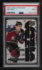 1995-96 Fleer Ultra Extra Ultra View Joe Sakic #9 PSA 9 MINT HOF 0zy2