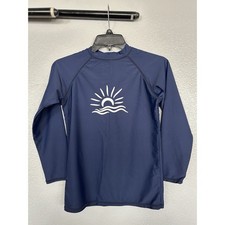 TFJH E Girls  Boys Long Sleeve Rashgurad Swimsuit UPF 50 Kids Swimwear Sz 16