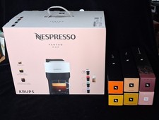 Nespresso Vertuo Pop Pod Coffee Machine & 72 PODS - (XN920140) Coconut White