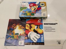 Super Mario 64 Complete in box - great condition with protective covers
