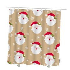 Christmas Shower Curtain Set 72x72 72"W x 72"L Pack of 1 Showercurtain2095