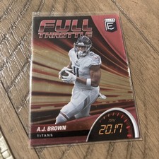 A.J. Brown-2022 Donruss Elite Full Throttle Pink #FT22 Titans