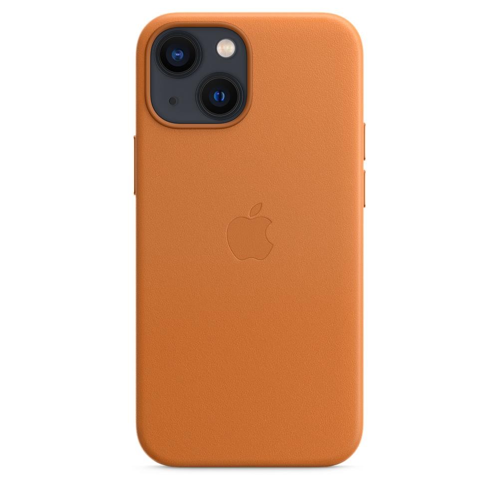 iPhone 13 mini Leather Case ゴールデンブラウン Genuine Apple iPhone 13 Mini Leather MagSafe Case / Cover - Golden