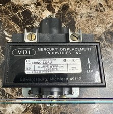Mdi Mercury Contactor 330nu-220au 30 A 3 Pole 600 Vac 208240 V 5060 Hz Mdi Mercury Contactor 330nu-220au 30 A 3 Pole 600 Vac 208240 V 5060 Hz