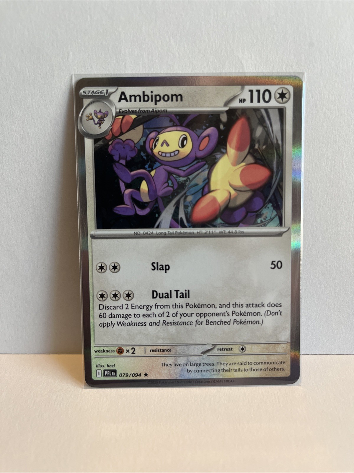 Ambipom 079/094 - Holo Rare - Pokémon TCG: Phantasmal Flames - NM