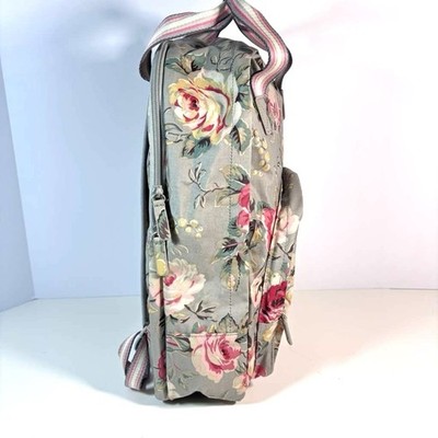 Cath Kidston Anemone Multi Pocket Backpack W/13” Travel Bag Rose