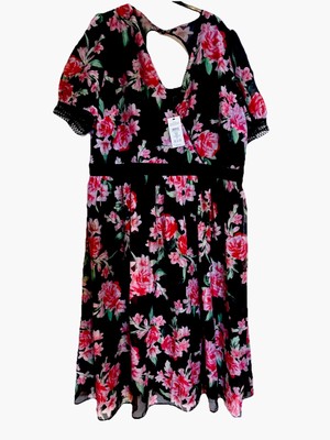 Lipsy Rose Print Floral Dress Size UK New With Tags UK