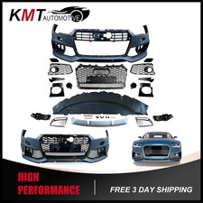 Front Bumper Body Kit For 2016-2018 Audi A7 S7 Standard To Rs7 Renn Sport Style