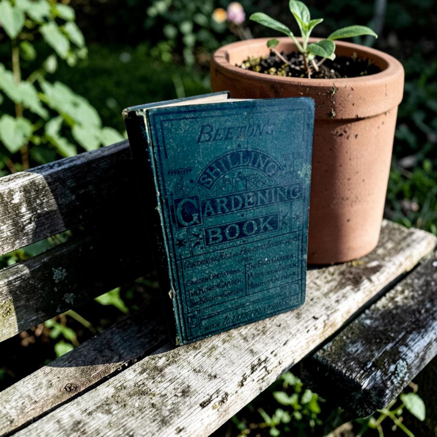 1870 Beeton's Shilling Gardening Book Horticultural Guide Antique Book England