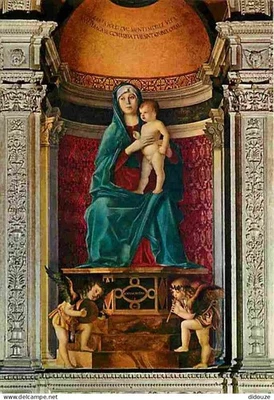 Carte Postale - Art Religieux - Italie - Venezia - Basilica dei Frari - Madonna - Photo 1/2