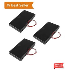 3pcs 8 x AA 12V Battery Holder Case Box with ON/Off Switch and Leads Wire Cover