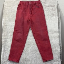 Rocky Mountain Vintage Bareback High Waisted Western Jeans Red Tapered 13/14
