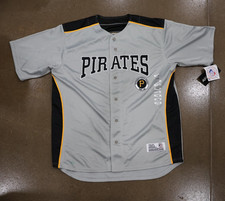BRAND NEWPittsburgh Pirates Dynasty Series Baseball Jersey Men's Size Large Gray