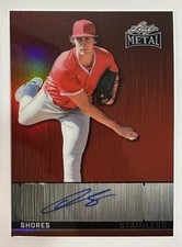 2026 LEAF METAL BASEBALL CHASE SHORES TRUE #1/1 STAINLESS AUTO CARD #SA-CS2