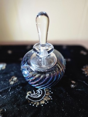 Brian Maytum Dichroic perfume bottle and stopper