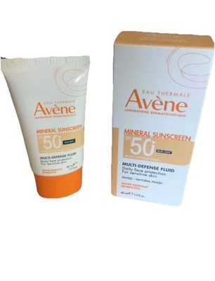 Avène Multi-Defense Fluid Tinted Mineral Sunscreen SPF 50+ 1.3 fl oz