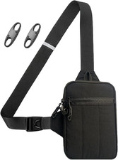 Mini Sling Bag for Men Crossbody,Small Chest Bag Casual Trendy Waterproof Lightw