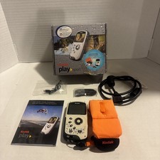 Kodak PlaySport Zx3 HD Waterproof Pocket Video Camera 1080 Original Box  Manual