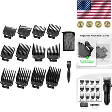 12-Pack Wahl Clipper Guard Set - Versatile Hair Cutting Combs  Taper Guards