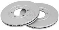 2X A.B.S. Bremsscheibe 17751 FüR Bongo K2500 K2900 Kia Sd K2700 Pu Tdci Crdi