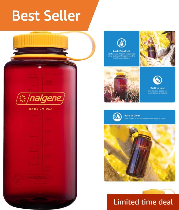 32 oz BPA-Free Water Bottle - Ideal for On-the-Go Hydration 