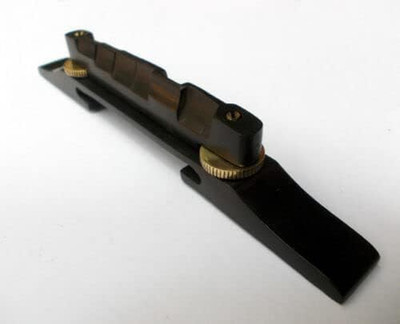 Guitar Bridge Ebony Archtop with Golden Hardware Best Quality 6 String