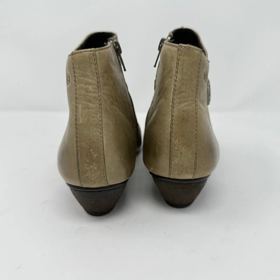 Josef Seibel Botines de Cuero para Mujer Talla 39 Taupe Cremallera Lateral Zapatos Cómodos Foto 4 de 4