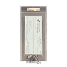 Curt Flood Autographed Youth Foundation Check 8/13/96 - PSA/DNA