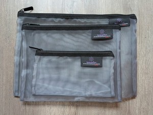 SterileLight anti-microbial medical grade mesh organizer bag 3-pack dif. sizes
