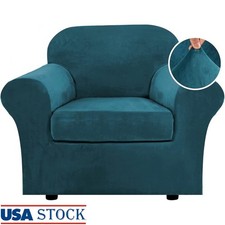 Stretch Velvet Couch Cover Non Slip Furniture Protector Washable Slipcovers New