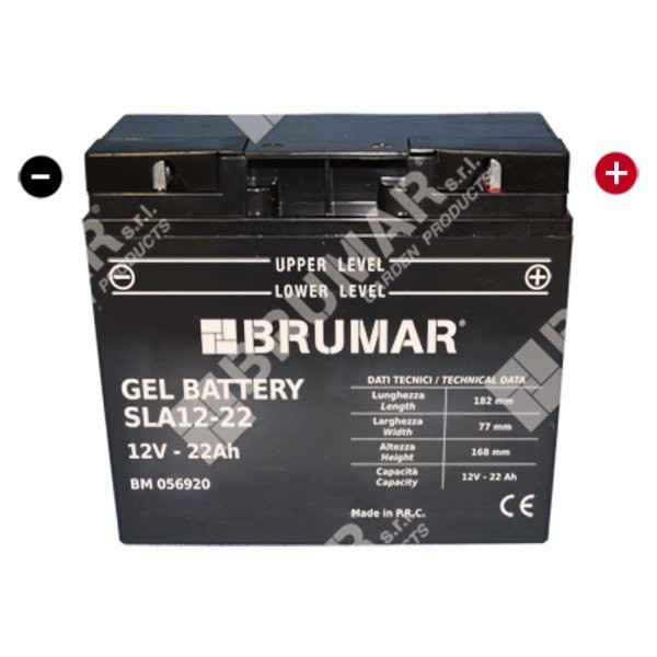 Batteria SLA12-22 12V 22Ah 056920 al Miglior Prezzo | Spedizione Rapida