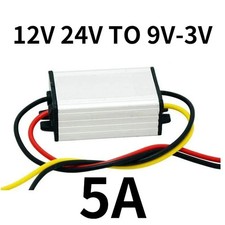 DC-DC Step Down Converter 12V/24V to 3-9V 5A Power Module Voltage Transformer