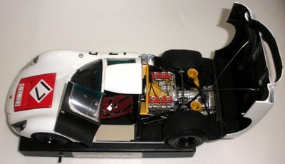 Porsche 910 Carrera 10 Tamiya 12003 Big Scale 1/12 Working Lights gebauter Bausatz