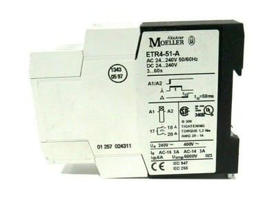 Moeller Eaton Elektronisches Zeitrelais ETR4-51-A