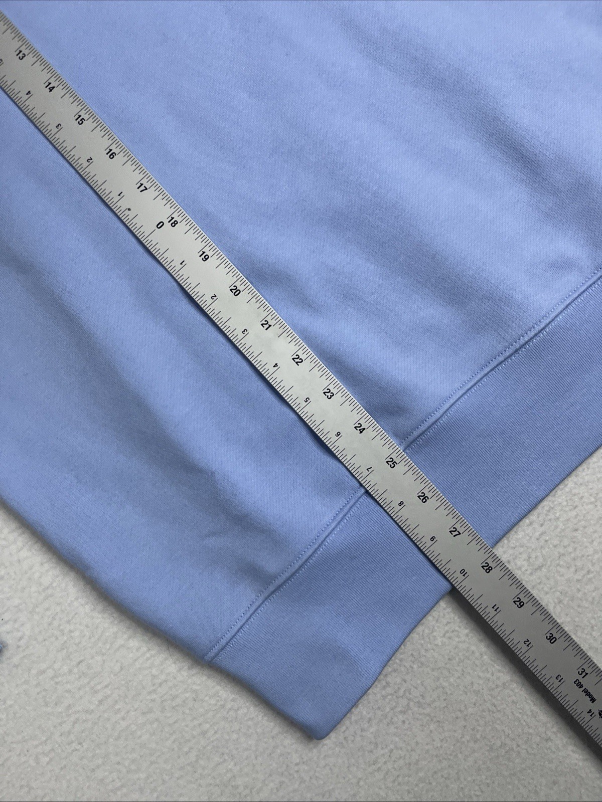 SOLD OUT Lacoste Unisex Zip-Up High Neck Sweatshirt Pastel Blue - Large thumbnail 7