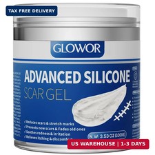 Advanced Silicone Scar Gel for Face  Body - Silicone Scar Cream for Old  New S