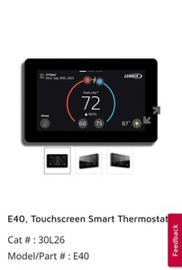 Lennox E40 Smart Thermostat
