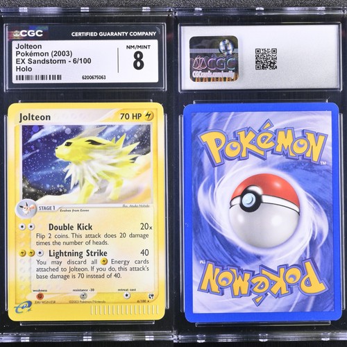 Jolteon graded CGC 8 for sale on eBay