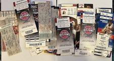 2002-2013 Detroit Ticket Stubs Lot of 43 NBA Regular Season Games