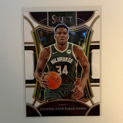 Panini 2023-24 Select Giannis Antetokounmpo Mezzanine White Prizm /149 #341