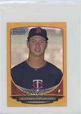 2013 Bowman Chrome Minis Gold Refractor 17/50 Stephen Gonsalves #107 8k4