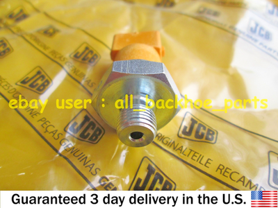 #ad JCB BACKHOE GENUINE JCB TRANS. OIL PRESSURE SWITCH YELLOW PART NO. 701 41700 $44.95