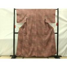 Heiwaya Silk Kimono Small Pattern Halo Dyed Used Japan