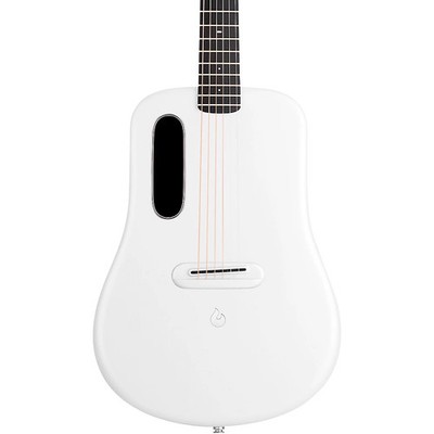 LAVA MUSIC ME 4 Carbon Fiber 36'' AcousticElectric Guitar With Airflow Bag White