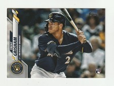2020 Topps #9 Trent Grisham rookie card, New York Yankees. rookie card picture