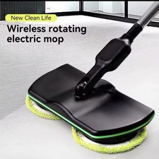 UK Cordless Power Electric Spinning Mop Rechargeable Floor Cleaner Scrubber