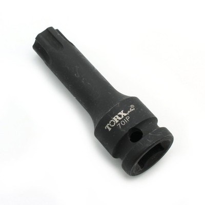 TMAX IP-70 3'' Black Impact Torx Plus 6 Point Bit Socket 1/2'' Drive Auto Repair